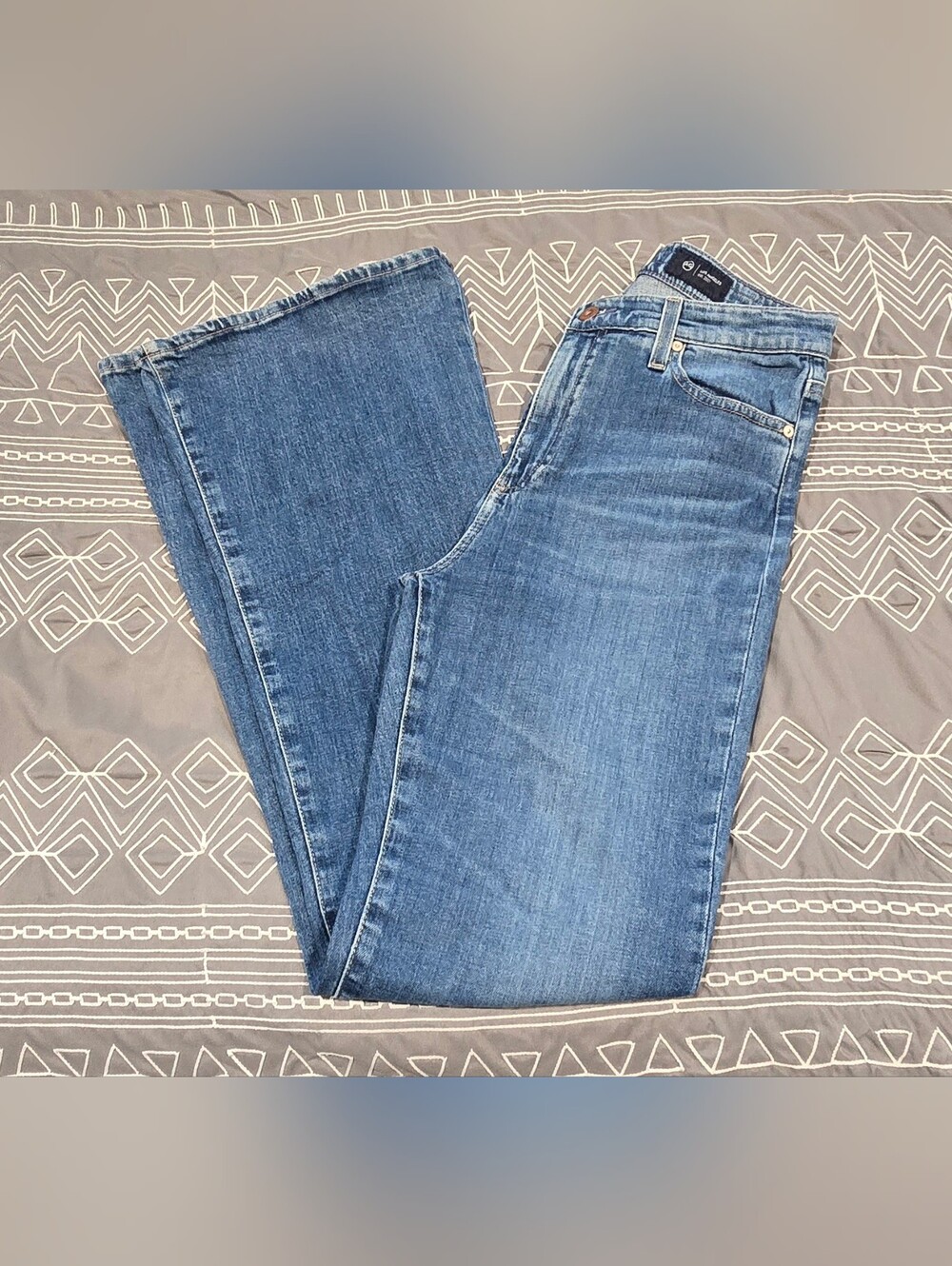 AG Adriano Goldschmied Madi High Rise Flare Jeans Size 28